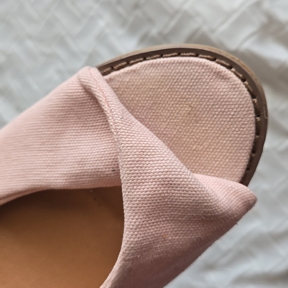 LFL By Lust For Life Elegant Pink Wedge Ankle Strap Sandals Summer Shoes - Picture 11 of 12